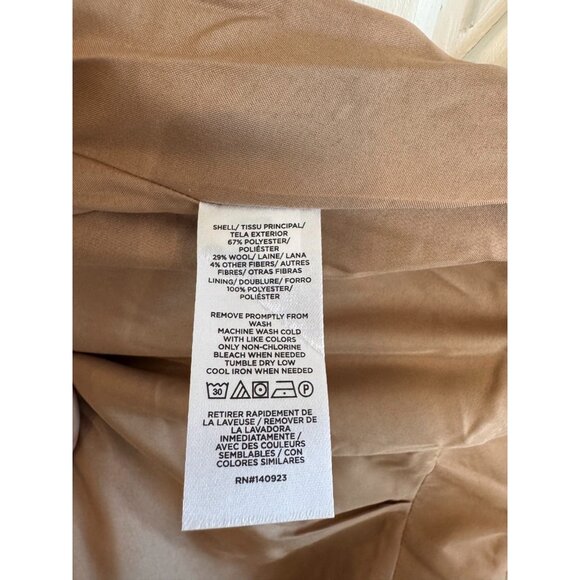 NWT Loft Black Brown Cheetah Print Wool Mini Skirt Womens Size 14 - Picture 8 of 10